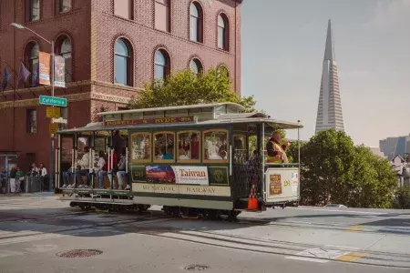 Seilbahn auf Nob Hill