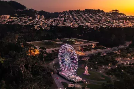 Sunset over Golden Gate Park
