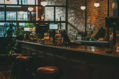 Interior of the Barbary Coast Cannabis Lounge