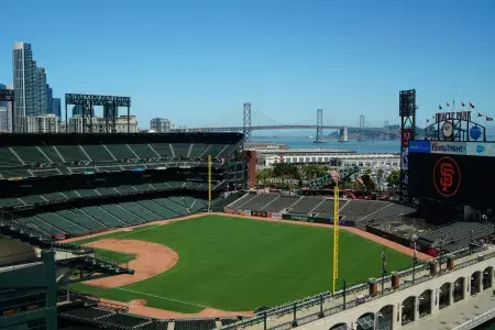 Oracle Park aerial view