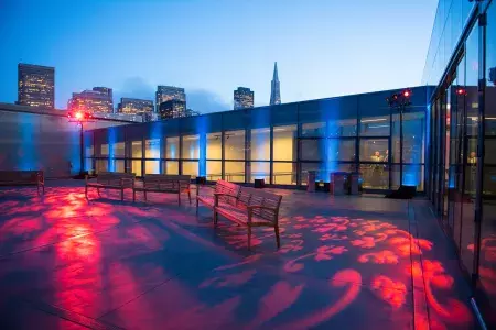 Event space at San Francisco's Exploratorium.