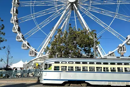 The SkyStar Wheel at Fisherman's Wharf