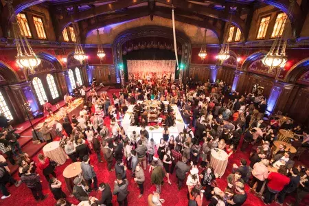 Guests party at The Regency Center's Lodge.
