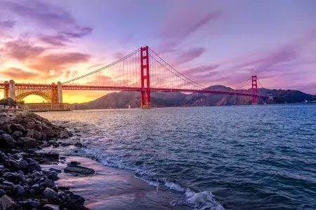 Golden Gate Bridge Sunset