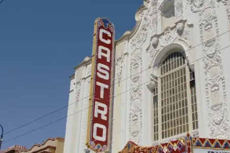 Castro Theater signage during the day