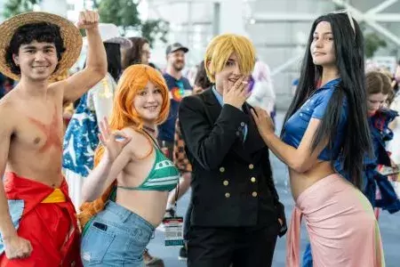 Anime cosplayers at Fan Expo 