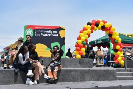 Juneteenth celebration at the Ferry Building