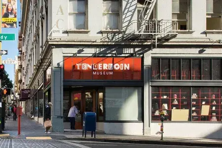 Exterior shot of the Tenderloin Museum in San Francisco