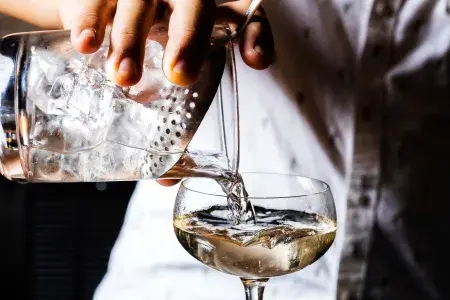 Enjoy a unique martini at The Progress.