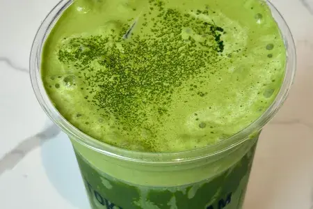 Double Matcha Latte at Tokyo Cream in Sunset 