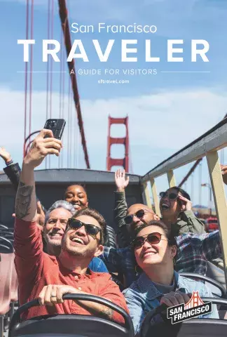 The cover of our 2023 San Francisco Traveler