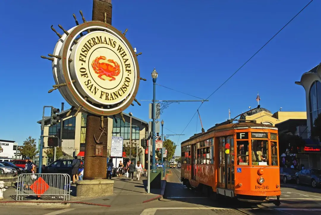 F Line in Fisherman's Wharf