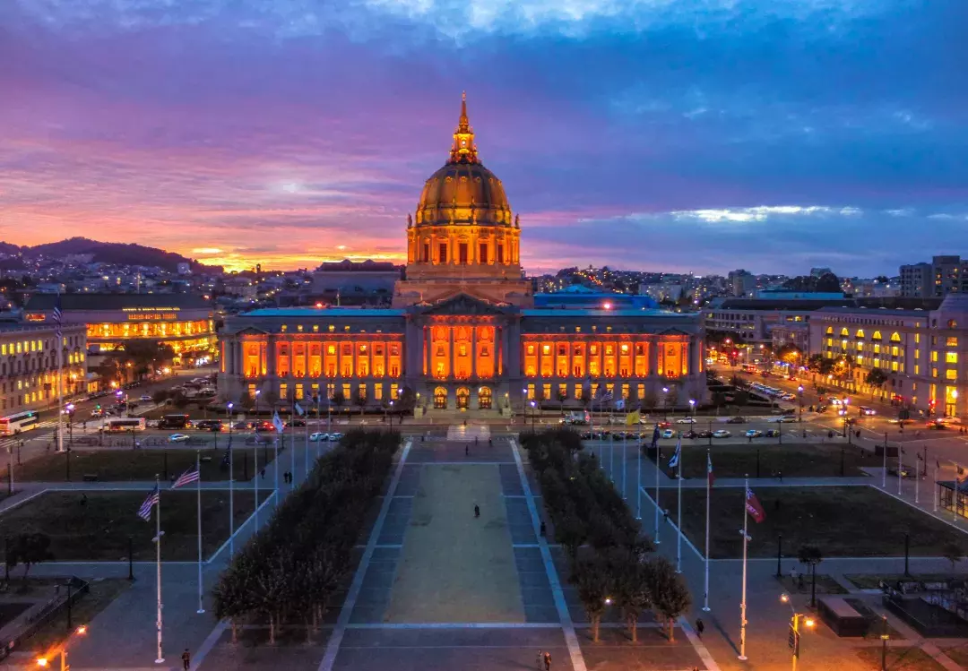 City Hall at Sunset