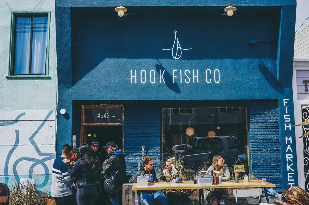 Hook Fish restaurant in San Francisco's Outer Sunset.