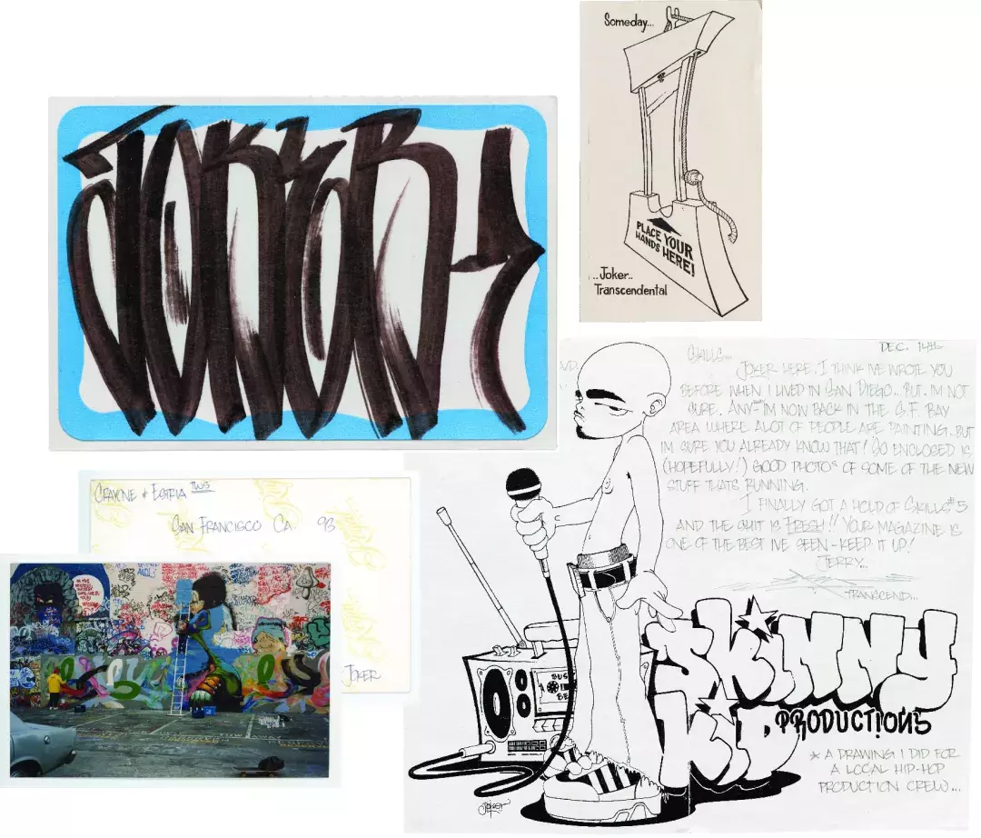 Collected images of graffiti 