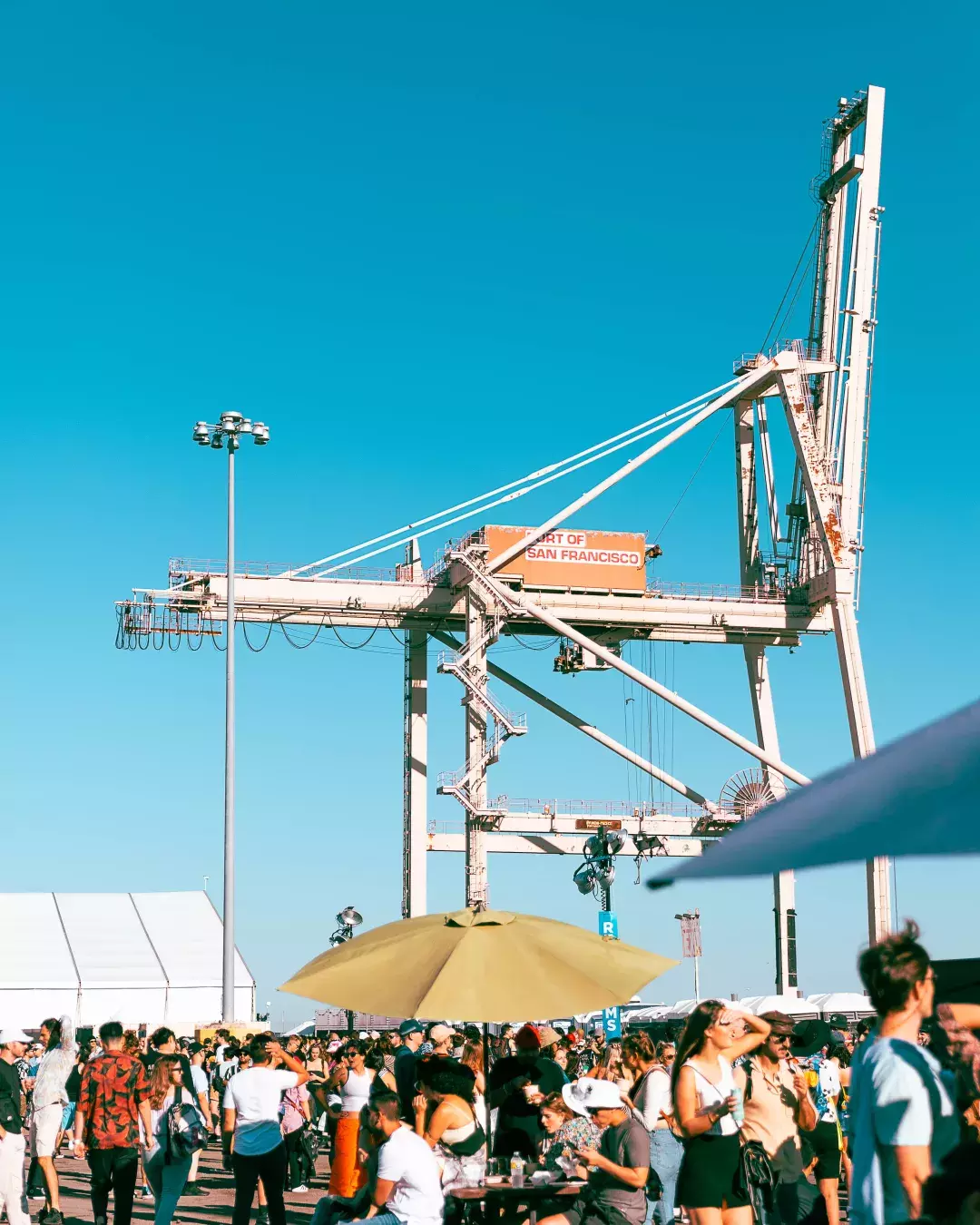 Crane on pier 80 