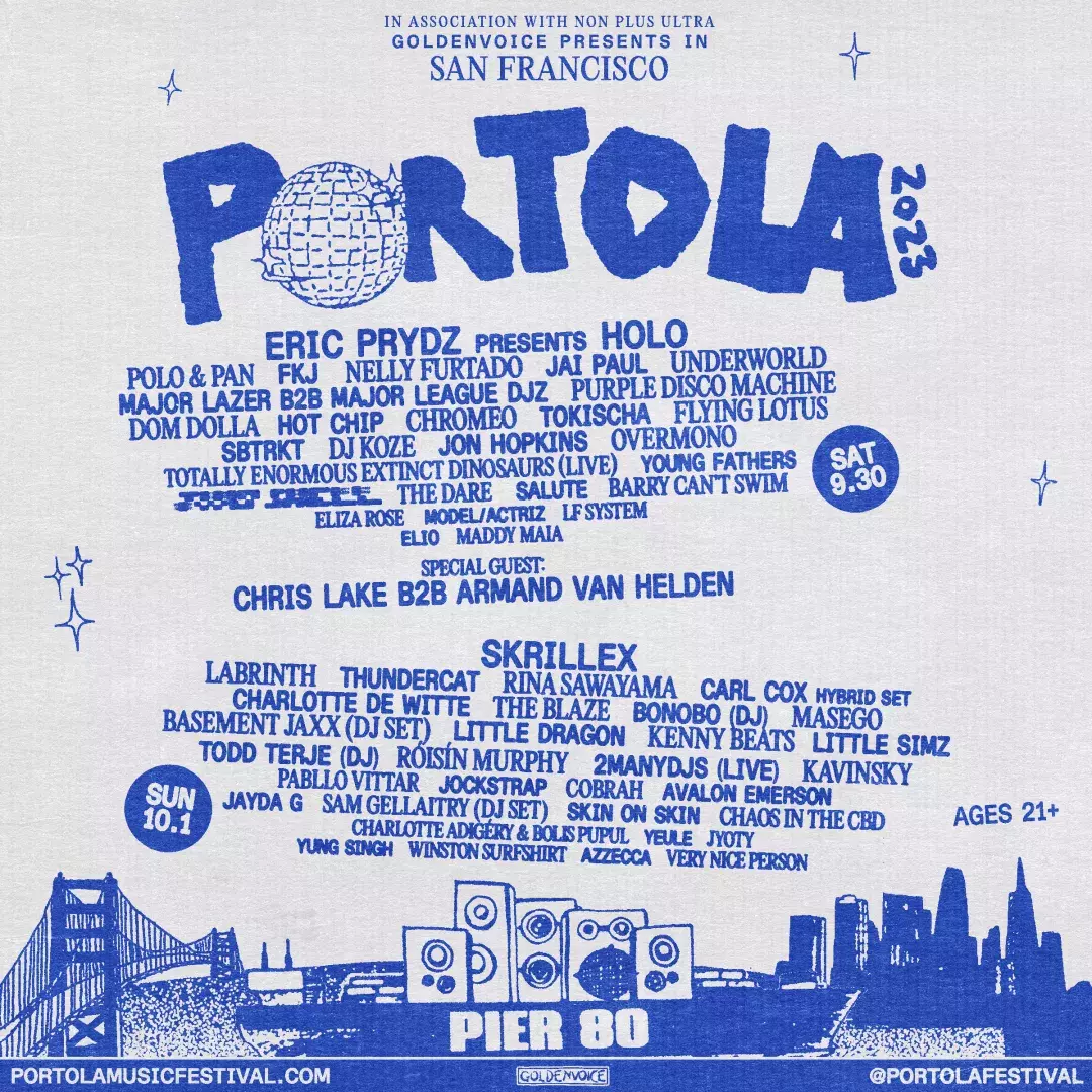 Image of Portola festival lineup