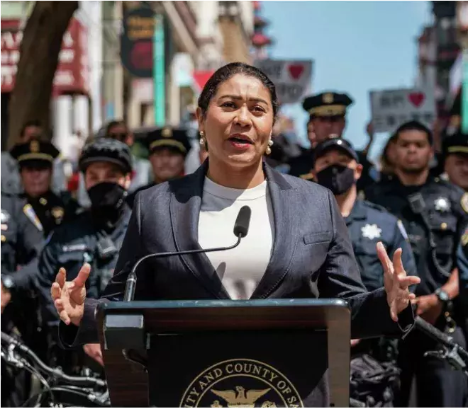 San Francisco Mayor London Breed