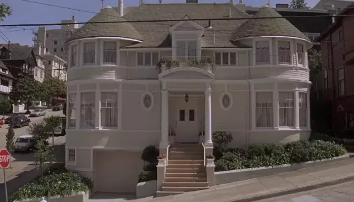 The exterior of the Hillard Family Home located in SF