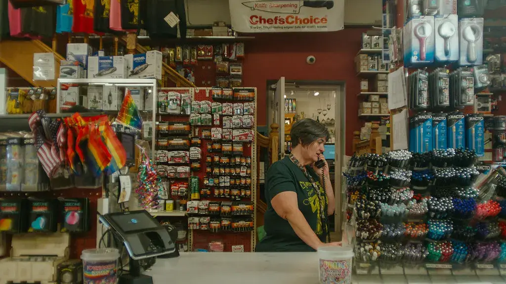 Terry Asten Bennet, owner of Cliff's Variety in the Castro