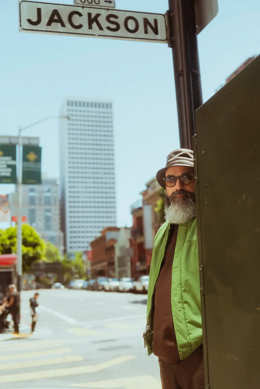 Artist Jeremy Fish in North Beach