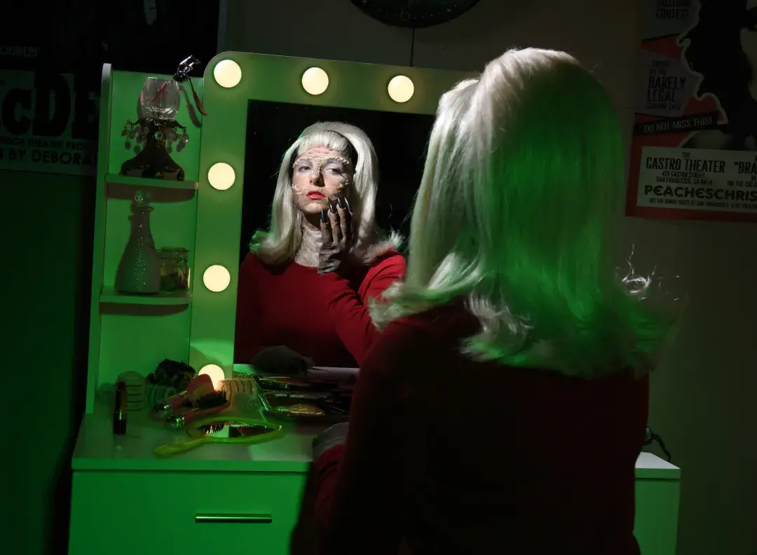 One of the ghoulish performers at Terror Vault