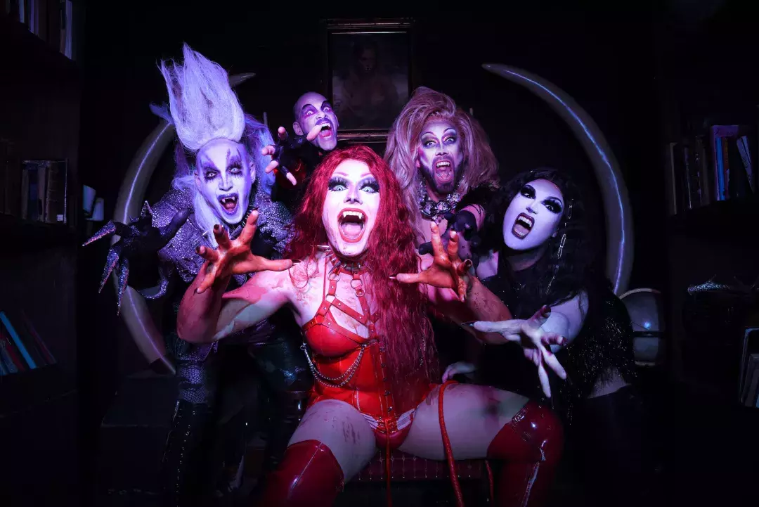 Performers at the Fang Bang Bar