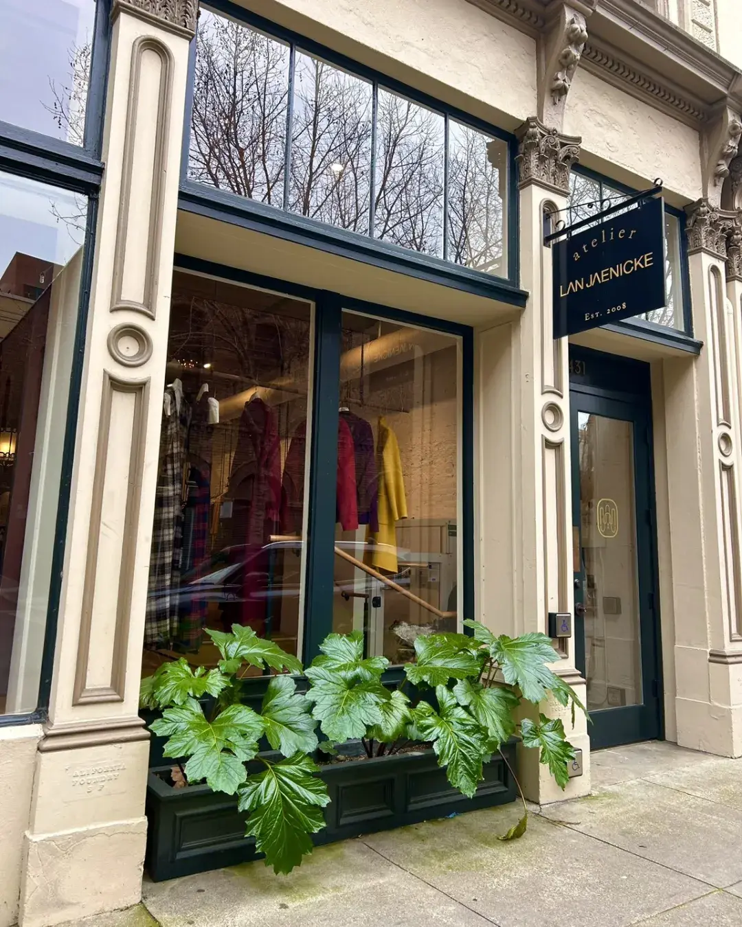 Boutique exterior in Jackson Square