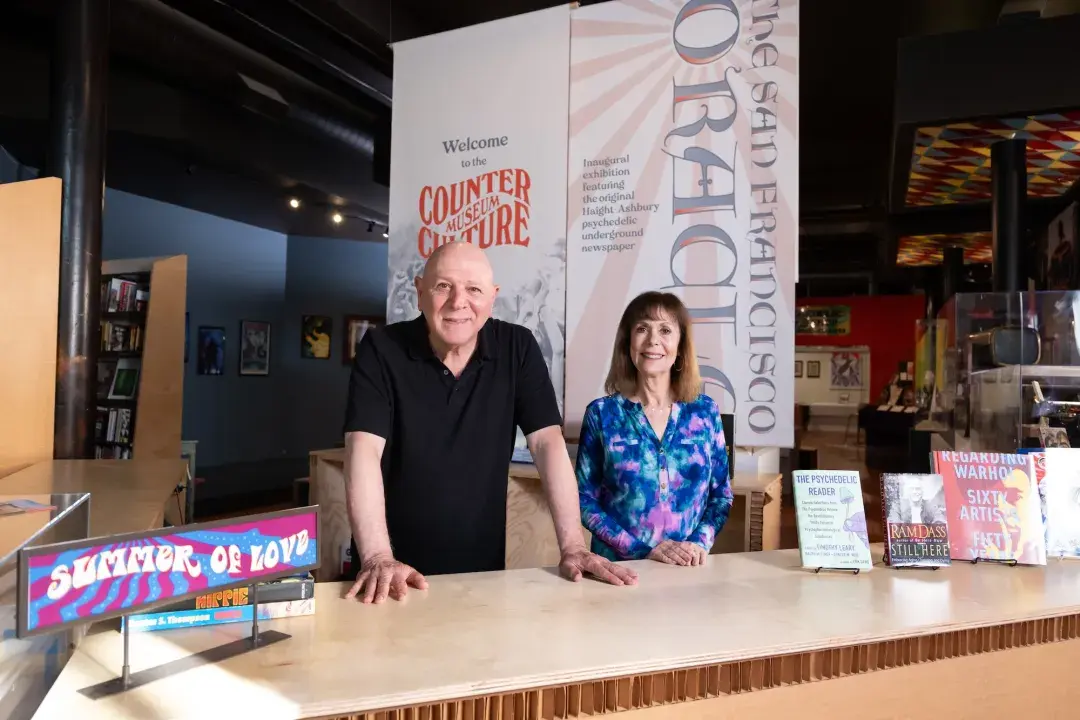 Jerry and Estelle Cimino at The Counterculture Museum