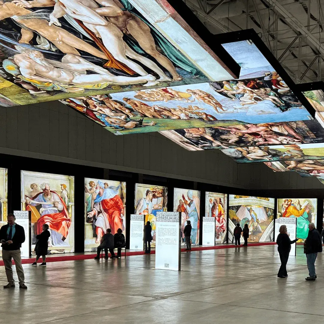 Sistine Chapel exhibition at Cathedral of St. Mary of the Assumption