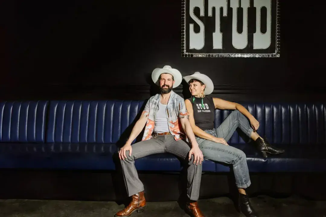Two of the co-owners of The Stud Collective, Nate Albee and Rachel Ryan