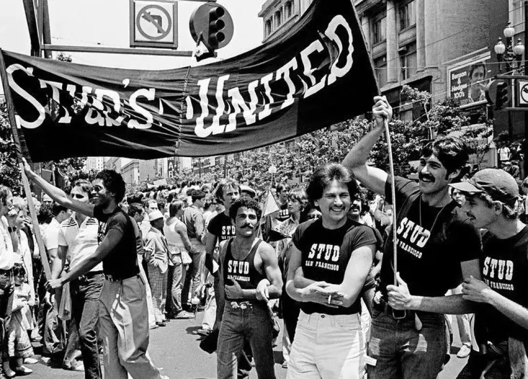 Activists march for their rights at the San Francisco Pride parade in 1977
