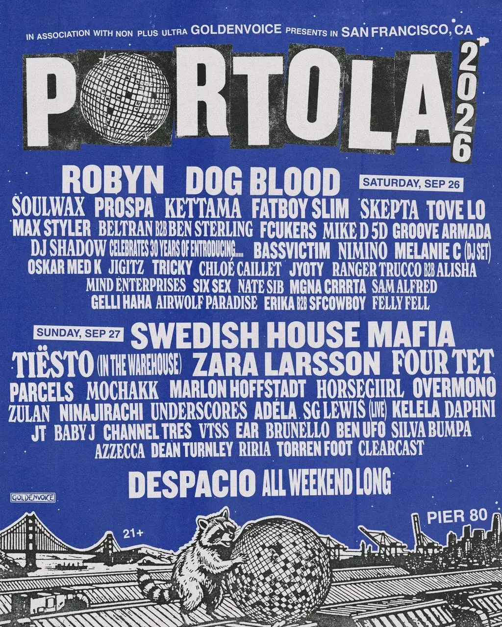 Portola Music Festival Lineup 2026