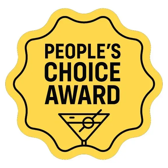 The People's Choice Award logo for the official San Francisco Martini Trail.