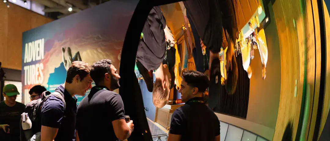 Guests explore an exhibit at San Francisco's Exploratorium.