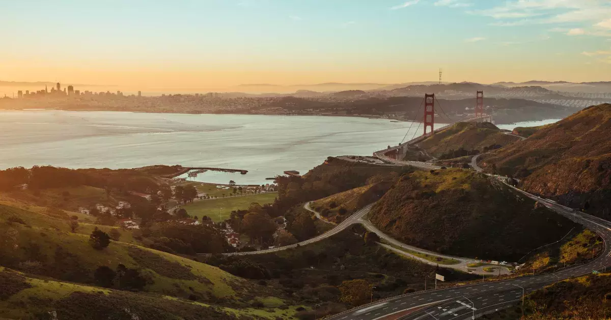 k705「SAUSALITO」ハワード・ベーレンス カリフォルニア 海岸線の風景 Howard Behrens (1933-2014) AMERICAN Sausalito Panorama