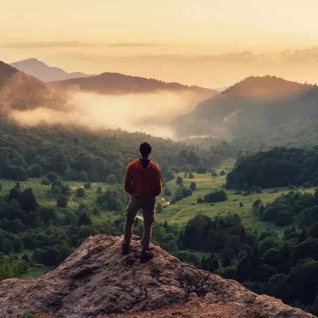 Man on Mountain