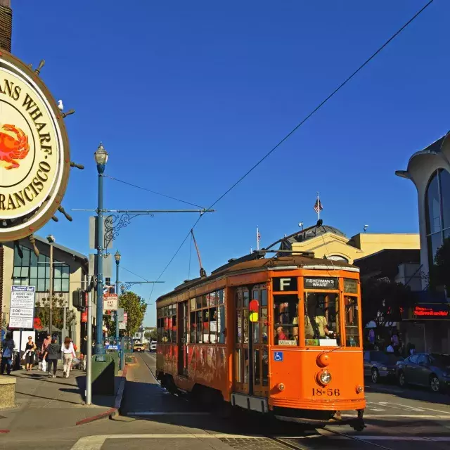 F Line in Fisherman's Wharf