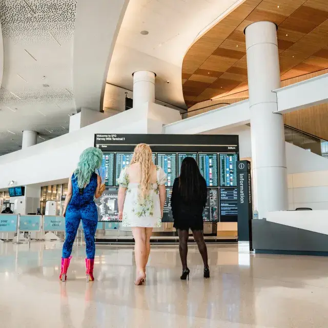 Boarding Area B in Harvey Milk Terminal