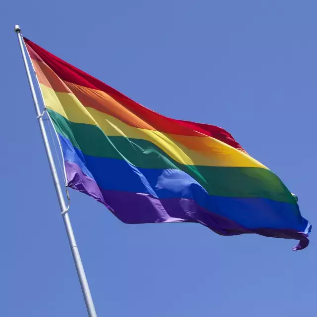 Bandeira do arco-íris gay de Castro