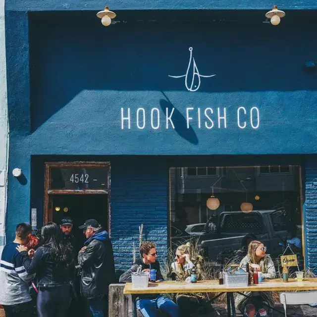 Restaurante Hook Fish em Outer Sunset em São Francisco.
