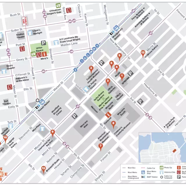 Mapa do Explorador de Artes e Cultura