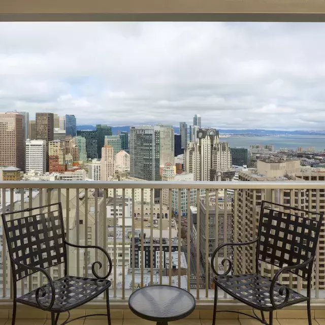 Quarto Hilton SF Union Square com Varanda