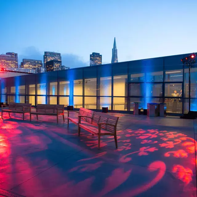 Event space at San Francisco's Exploratorium.