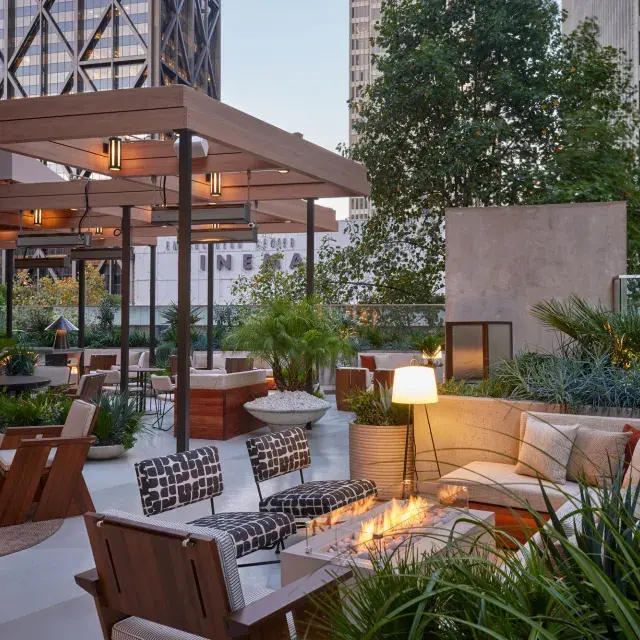 Rooftop lounge at The Jay Hotel