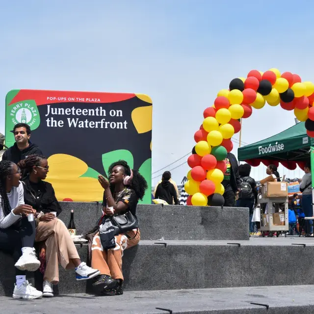 Juneteenth celebration at the Ferry Building