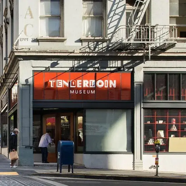 Exterior shot of the Tenderloin Museum in San Francisco