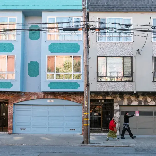 A street in San Francisco's Richmond District